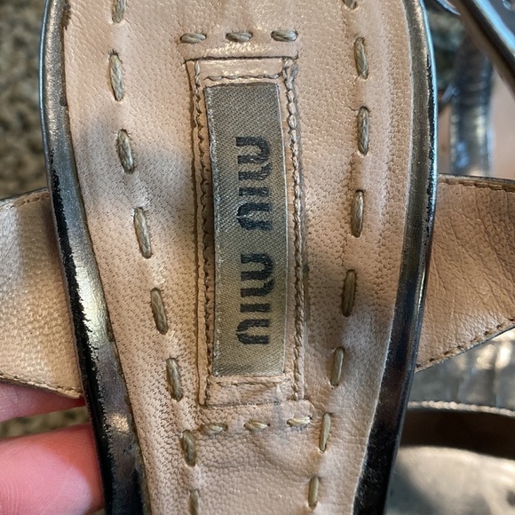 Miu Miu Strappy Stiletto Sandals Women's Size 36 1/2 - Picture 11 of 12